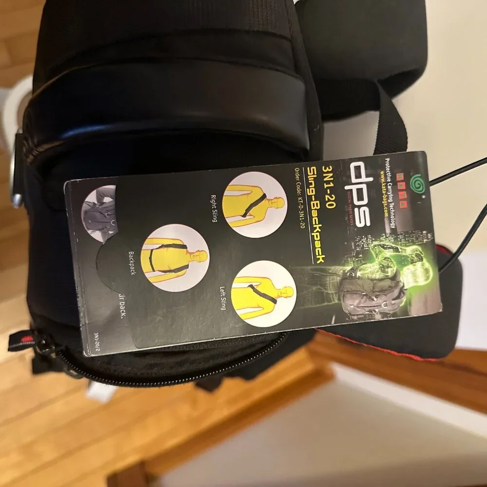 Kata 3 in 1 Camera Backpack - Black Medium